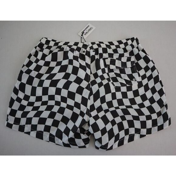 Bloomie's x Solid & Striped Men's Sz XL Wavy Check Blackout Swim Trunks $125 - Picture 2 of 11